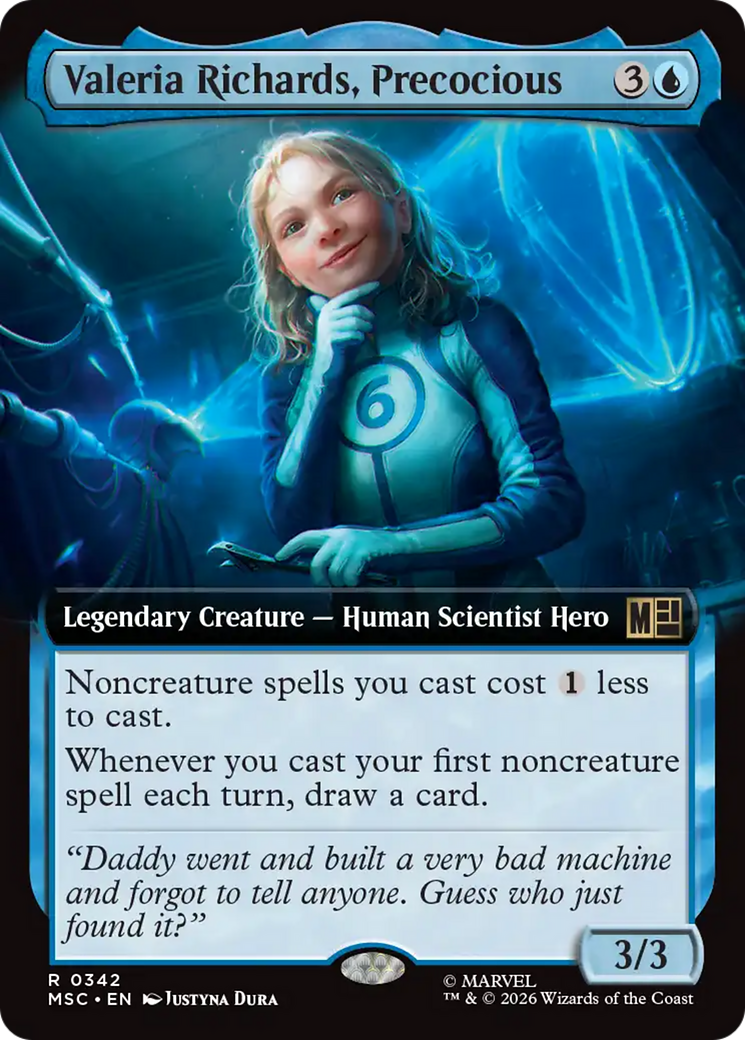 Valeria Richards, Precocious (Extended Art) [Marvel Super Heroes Commander] | Gate City Games LLC