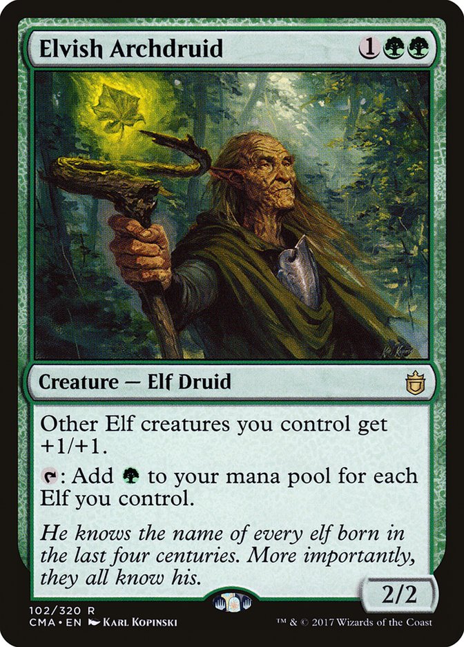 Elvish Archdruid [Commander Anthology] | Gate City Games LLC