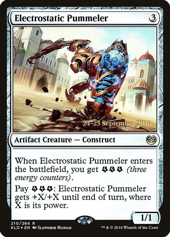 Electrostatic Pummeler [Kaladesh Prerelease Promos] | Gate City Games LLC
