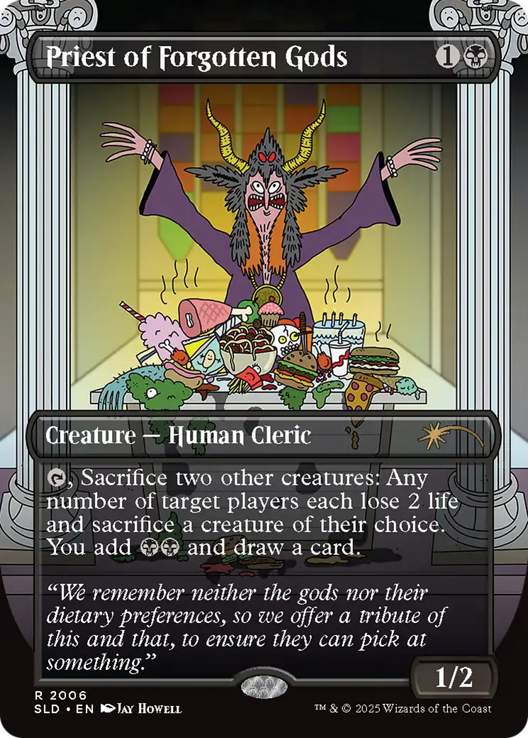 Priest of Forgotten Gods (Rainbow Foil) [Secret Lair Drop Series] | Gate City Games LLC