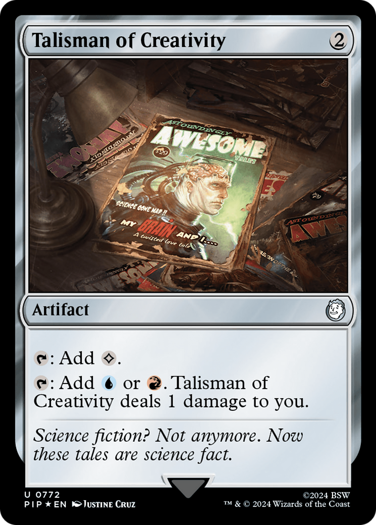 Talisman of Creativity (Surge Foil) [Fallout] | Gate City Games LLC