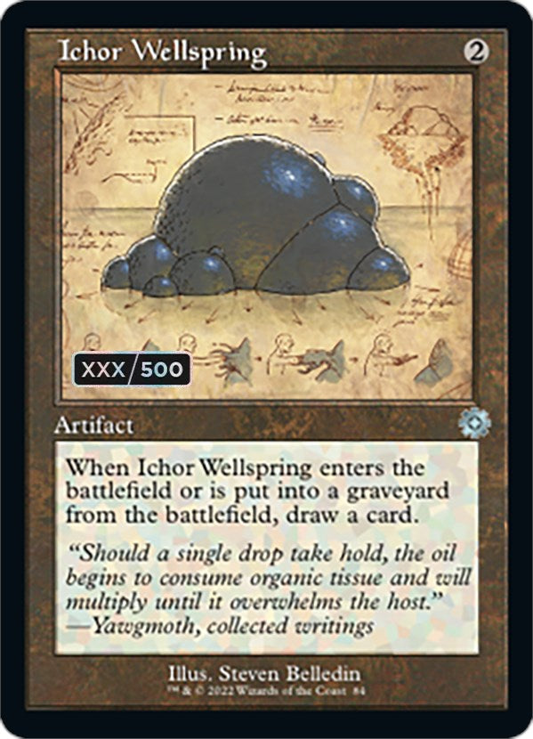 Ichor Wellspring (Retro Schematic) (Serialized) [The Brothers' War Retro Artifacts] | Gate City Games LLC