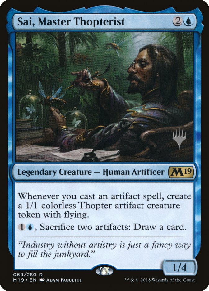 Sai, Master Thopterist (Promo Pack) [Core Set 2019 Promos] | Gate City Games LLC