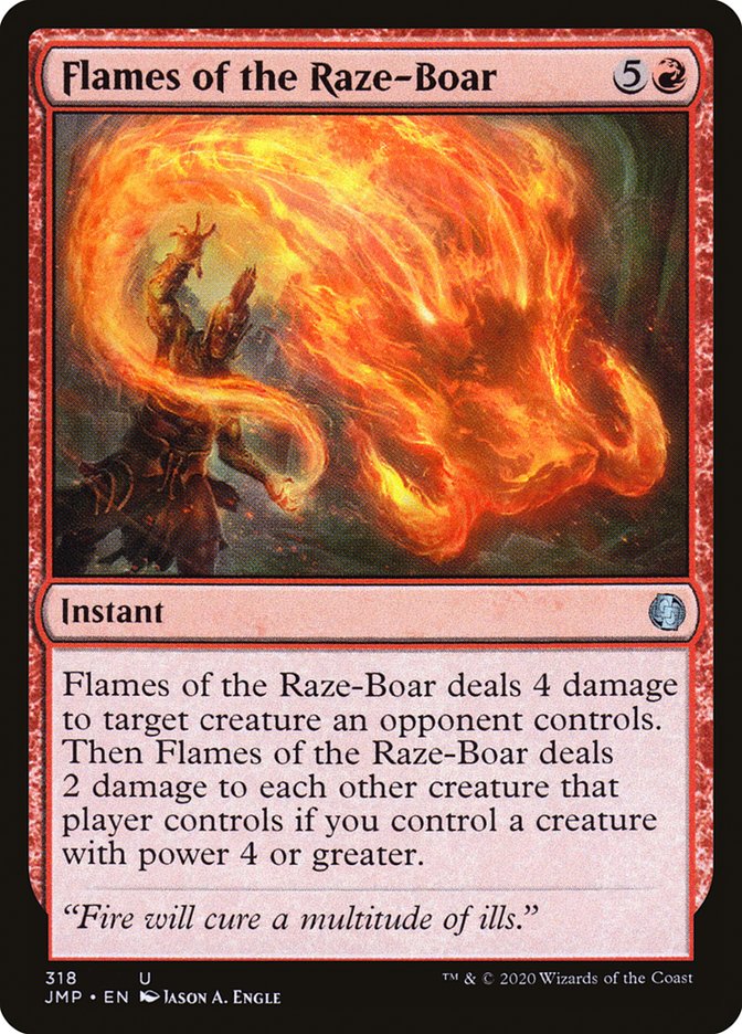 Flames of the Raze-Boar [Jumpstart] | Gate City Games LLC
