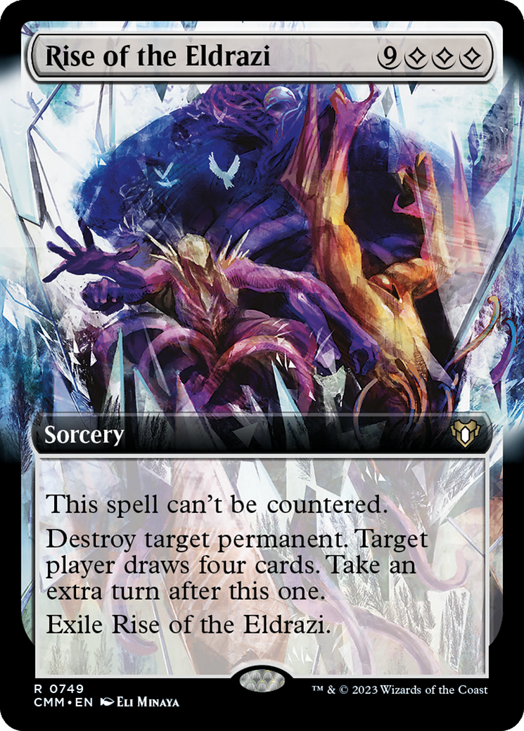 Rise of the Eldrazi (Extended Art) [Commander Masters] | Gate City Games LLC