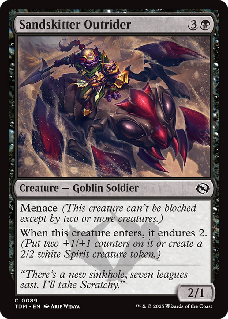Sandskitter Outrider [Tarkir: Dragonstorm] | Gate City Games LLC