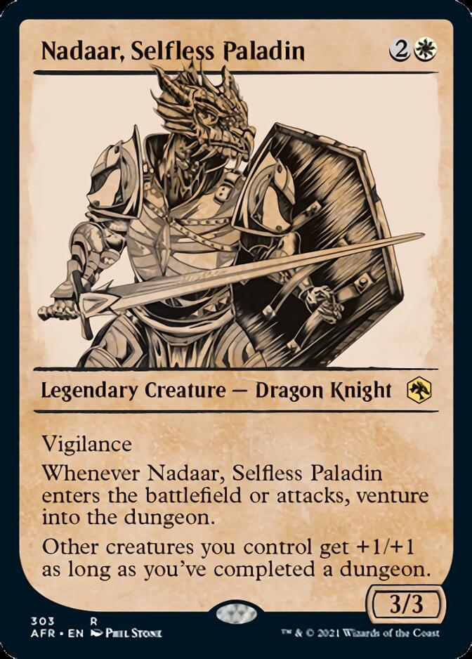 Nadaar, Selfless Paladin (Showcase) [Dungeons & Dragons: Adventures in the Forgotten Realms] | Gate City Games LLC