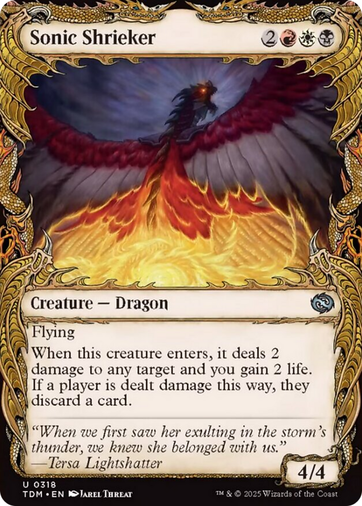 Sonic Shrieker (Showcase) [Tarkir: Dragonstorm] | Gate City Games LLC