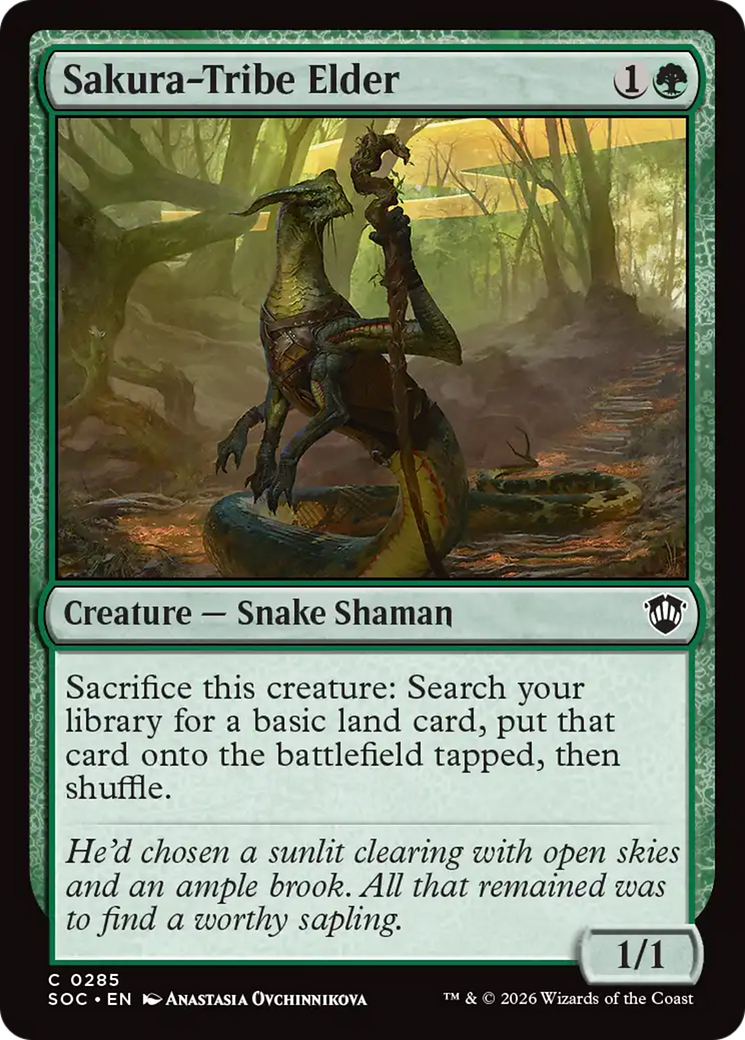 Sakura-Tribe Elder [Secrets of Strixhaven Commander] | Gate City Games LLC