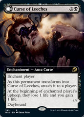 Curse of Leeches // Leeching Lurker (Extended Art) [Innistrad: Midnight Hunt] | Gate City Games LLC
