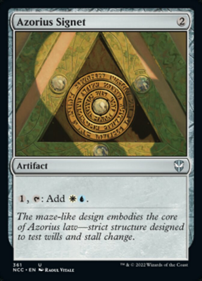 Azorius Signet [Streets of New Capenna Commander] | Gate City Games LLC