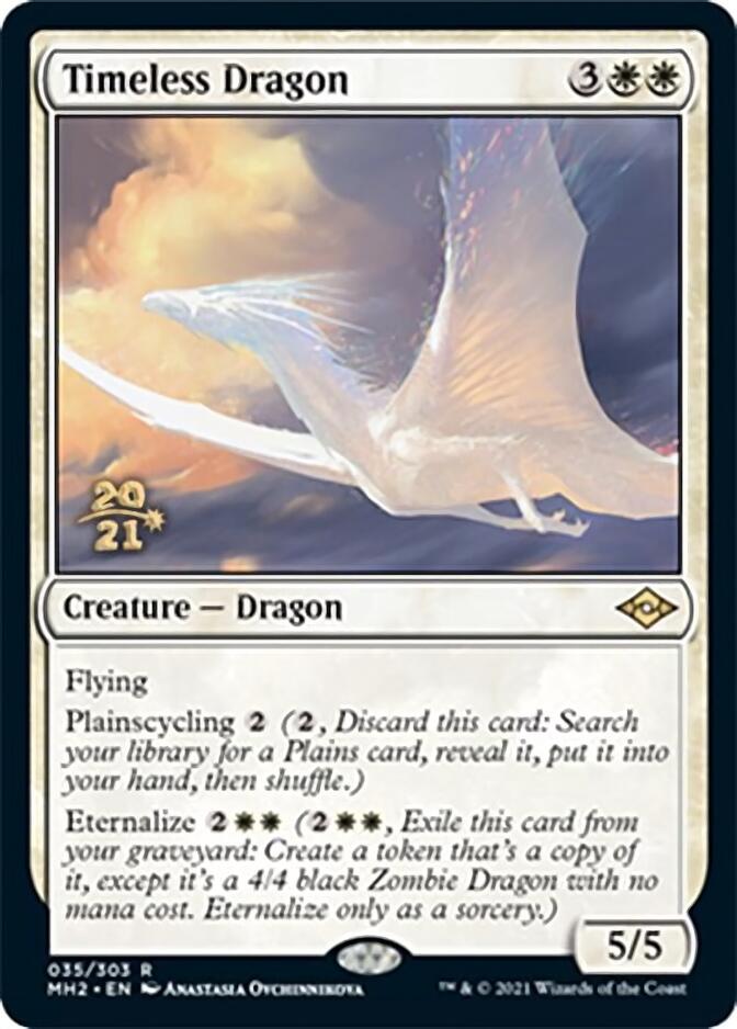 Timeless Dragon [Modern Horizons 2 Prerelease Promos] | Gate City Games LLC