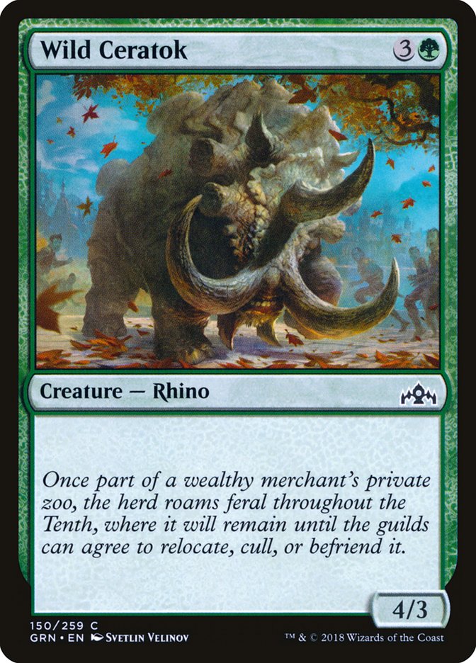 Wild Ceratok [Guilds of Ravnica] | Gate City Games LLC