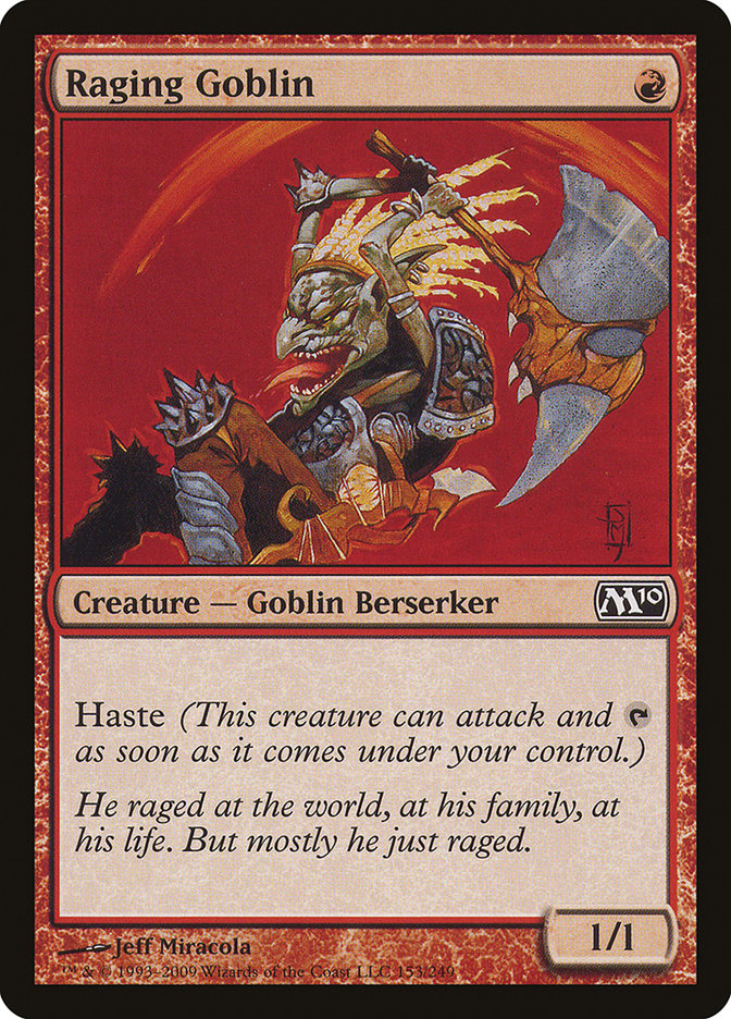 Raging Goblin [Magic 2010] | Gate City Games LLC