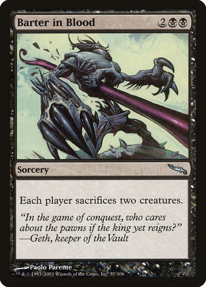 Barter in Blood [Mirrodin] | Gate City Games LLC