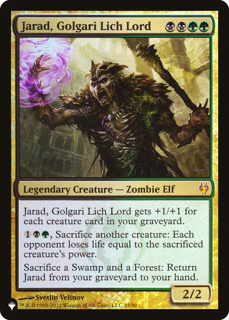 Jarad, Golgari Lich Lord [The List] | Gate City Games LLC