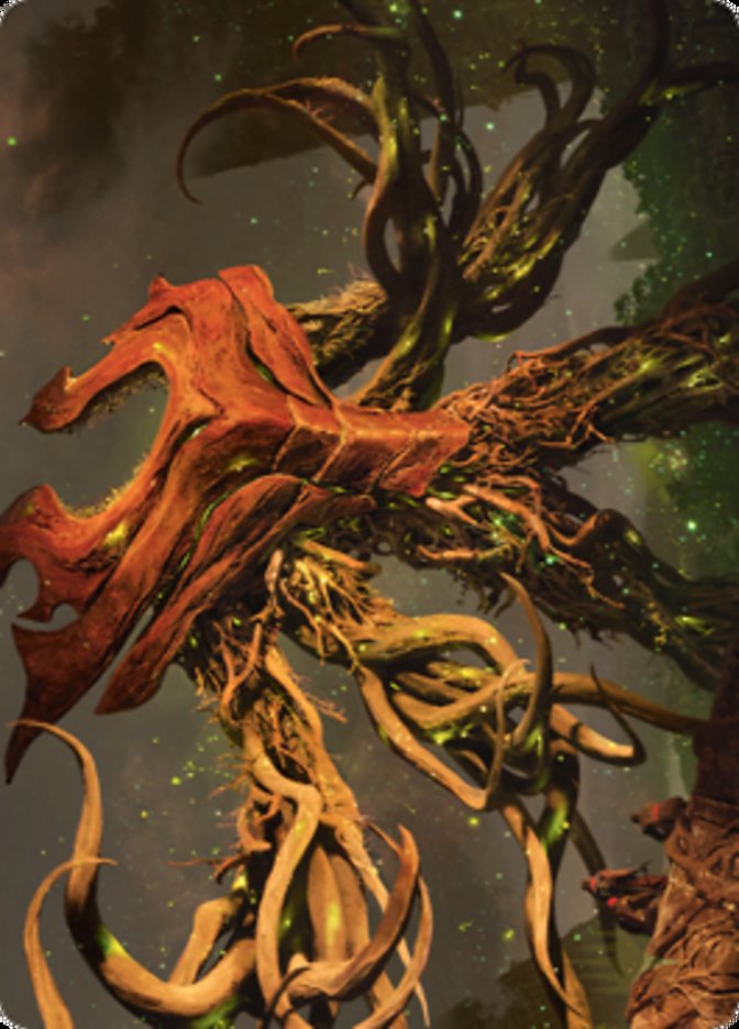 Ashaya, Soul of the Wild Art Card (Gold-Stamped Signature) [Zendikar Rising Art Series] | Gate City Games LLC