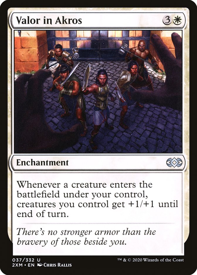 Valor in Akros [Double Masters] | Gate City Games LLC