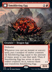 Smoldering Egg // Ashmouth Dragon (Extended Art) [Innistrad: Midnight Hunt] | Gate City Games LLC