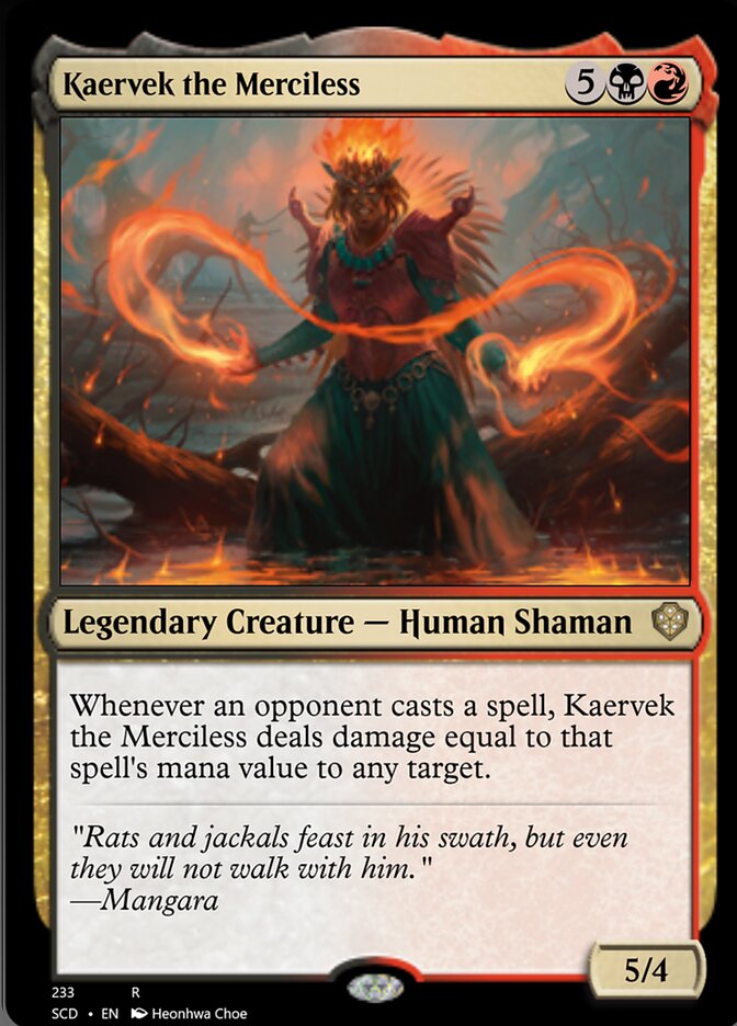Kaervek the Merciless [Starter Commander Decks] | Gate City Games LLC