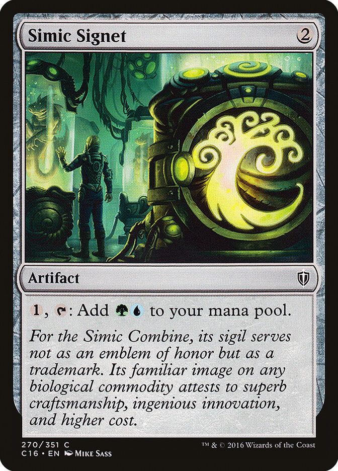 Simic Signet [Commander 2016] | Gate City Games LLC