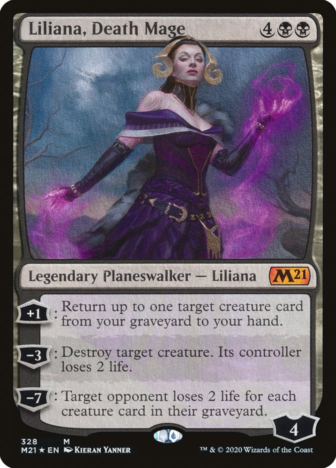 Liliana, Death Mage [Core Set 2021] | Gate City Games LLC