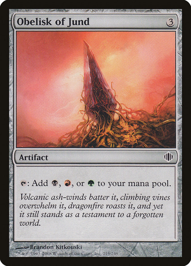 Obelisk of Jund [Shards of Alara] | Gate City Games LLC