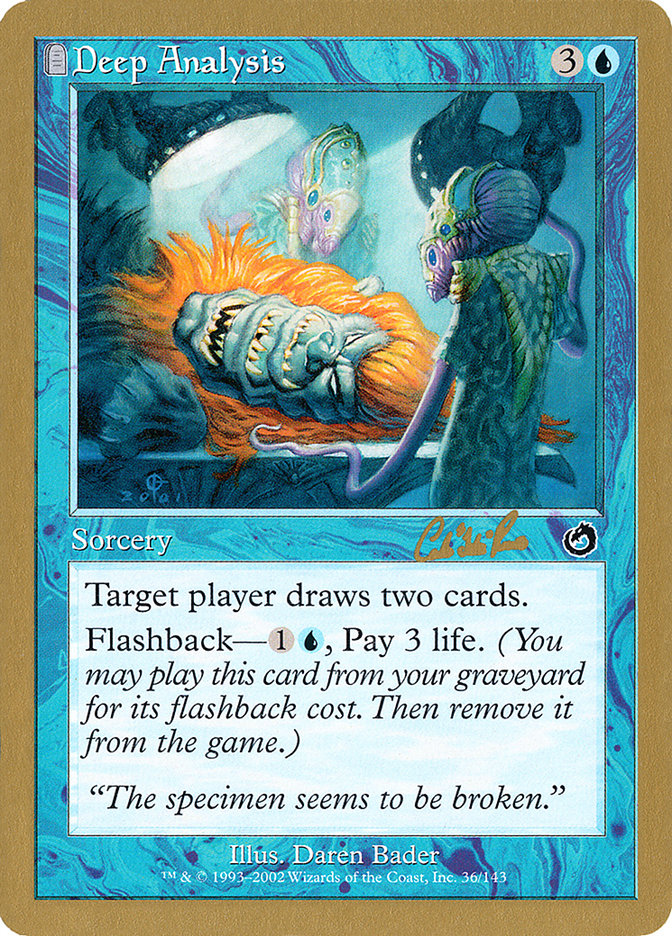 Deep Analysis (Carlos Romao) [World Championship Decks 2002] | Gate City Games LLC