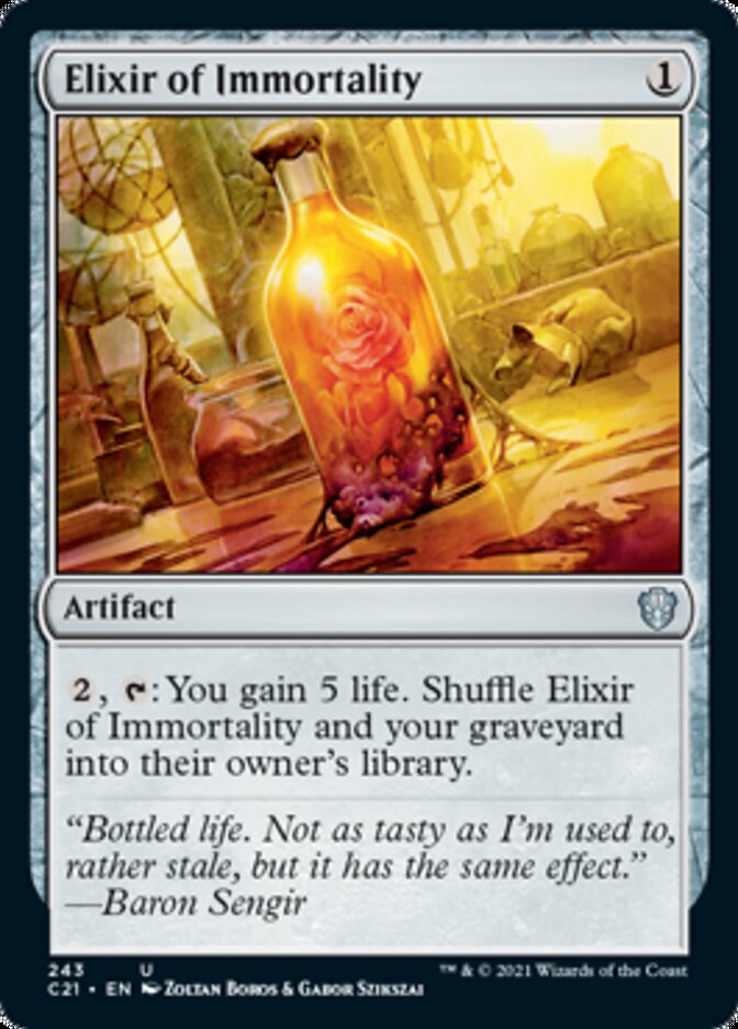 Elixir of Immortality [Commander 2021] | Gate City Games LLC