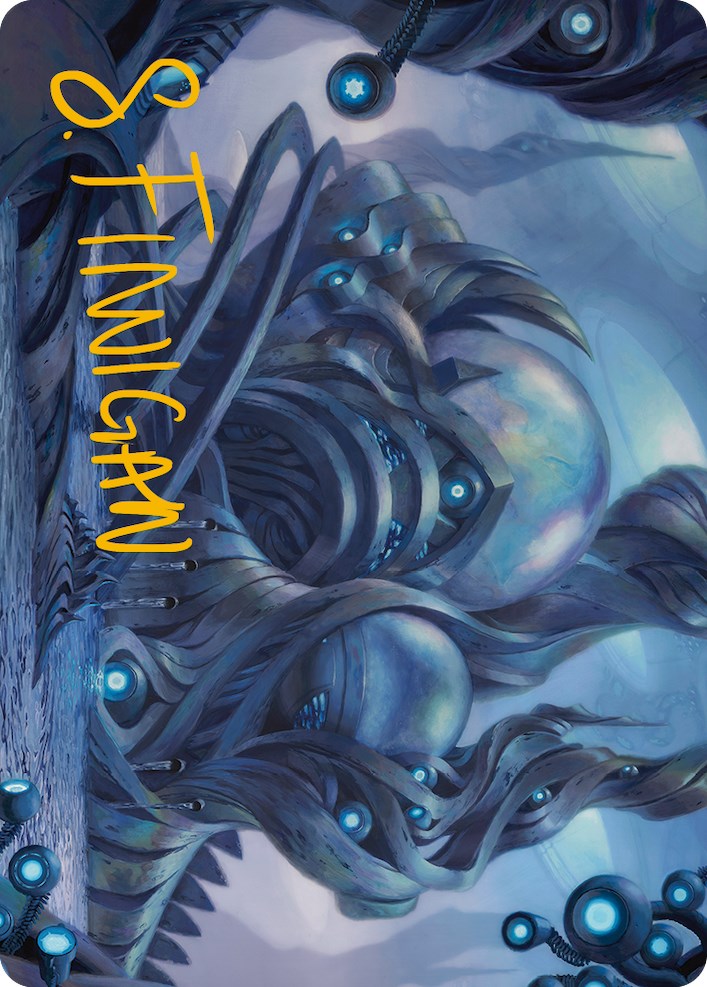The Surgical Bay Art Card (Gold-Stamped Signature) [Phyrexia: All Will Be One Art Series] | Gate City Games LLC