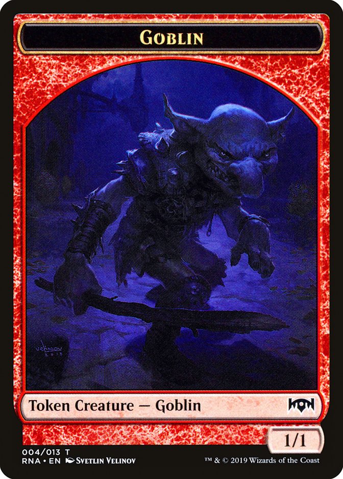 Goblin Token [Ravnica Allegiance Tokens] | Gate City Games LLC