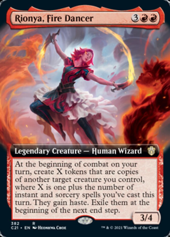 Rionya, Fire Dancer (Extended Art) [Commander 2021] | Gate City Games LLC