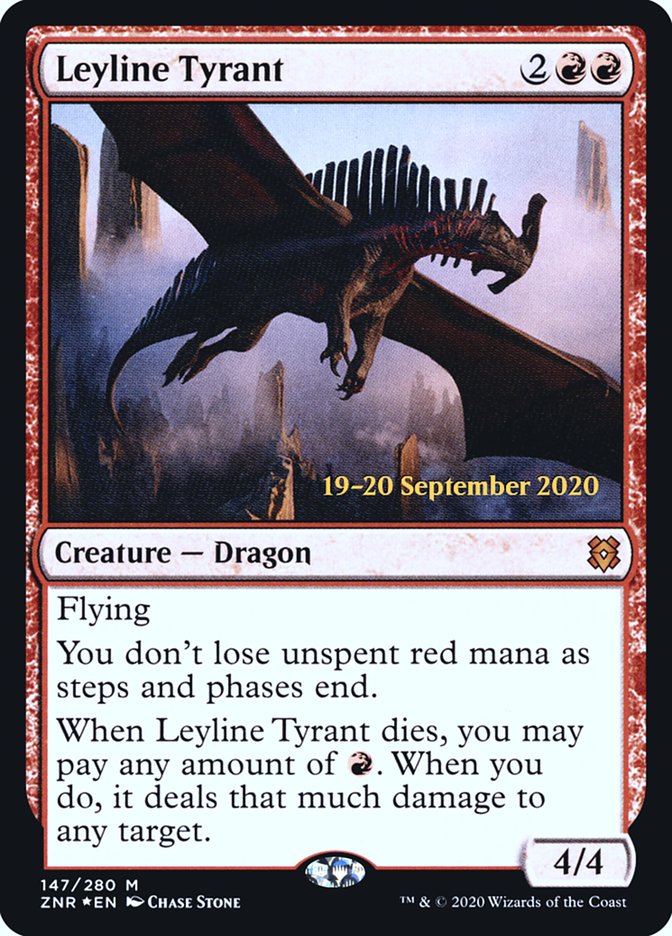 Leyline Tyrant [Zendikar Rising Prerelease Promos] | Gate City Games LLC