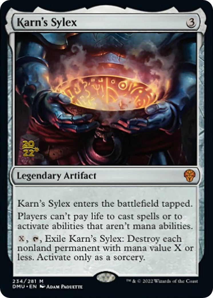 Karn's Sylex [Dominaria United Prerelease Promos] | Gate City Games LLC