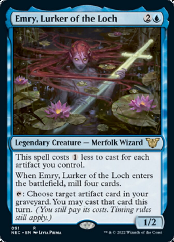 Emry, Lurker of the Loch [Kamigawa: Neon Dynasty Commander] | Gate City Games LLC