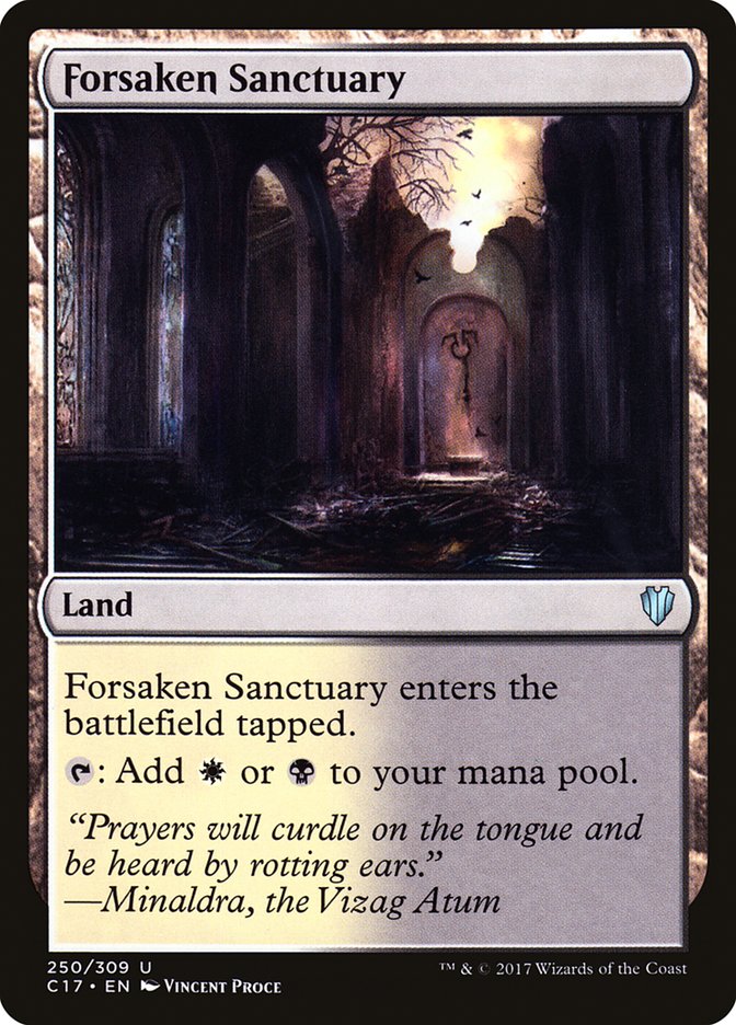 Forsaken Sanctuary [Commander 2017] | Gate City Games LLC
