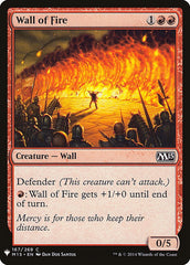 Wall of Fire [Mystery Booster] | Gate City Games LLC