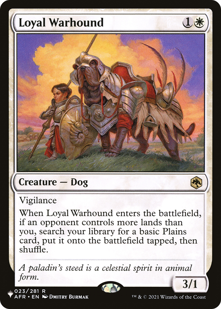 Loyal Warhound [The List] | Gate City Games LLC