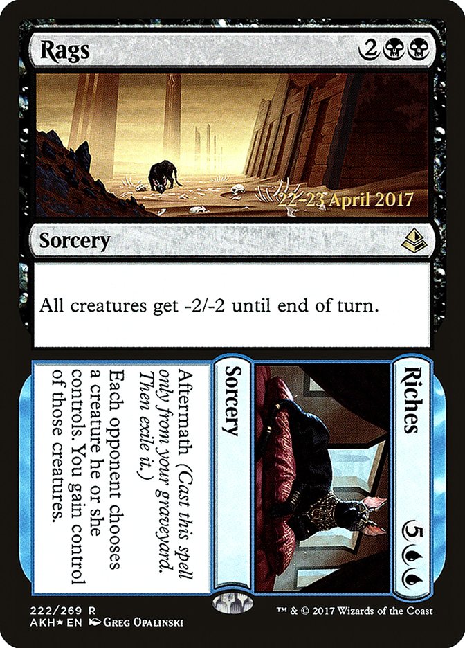 Rags // Riches [Amonkhet Prerelease Promos] | Gate City Games LLC