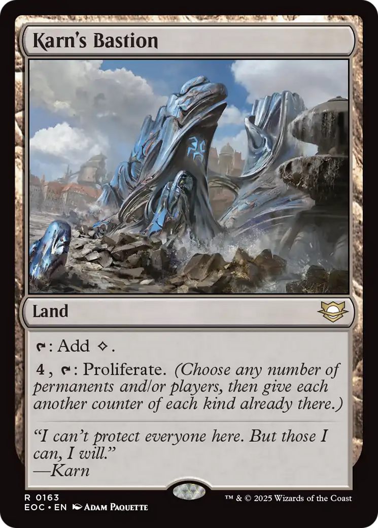 Karn's Bastion [Edge of Eternities Commander] | Gate City Games LLC