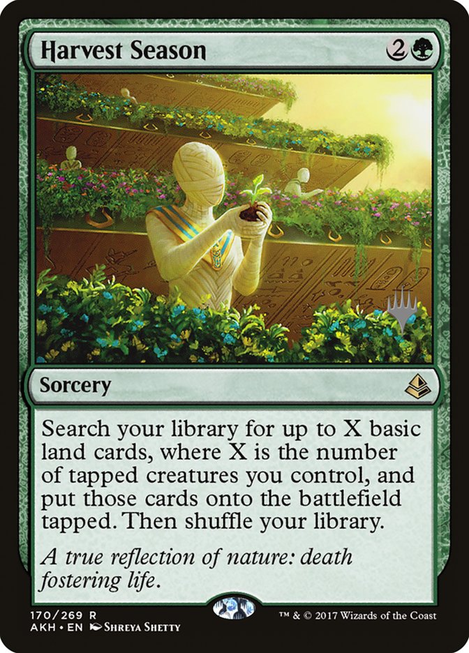 Harvest Season (Promo Pack) [Amonkhet Promos] | Gate City Games LLC