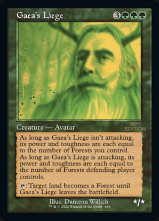 Gaea's Liege (Retro) [30th Anniversary Edition] | Gate City Games LLC