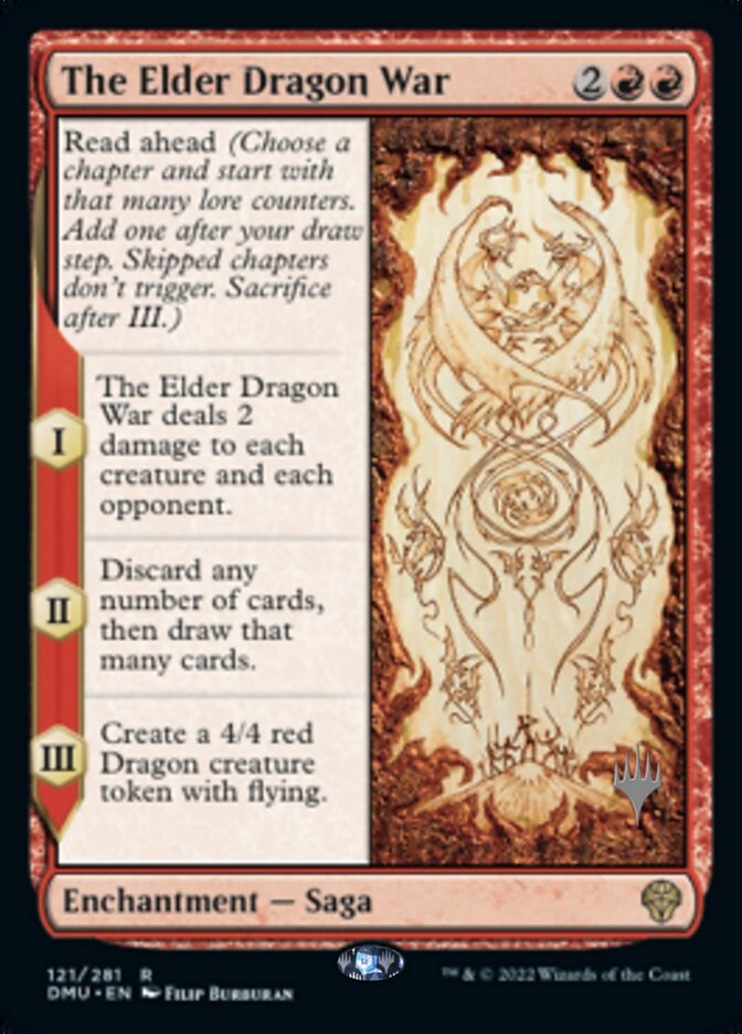The Elder Dragon War (Promo Pack) [Dominaria United Promos] | Gate City Games LLC