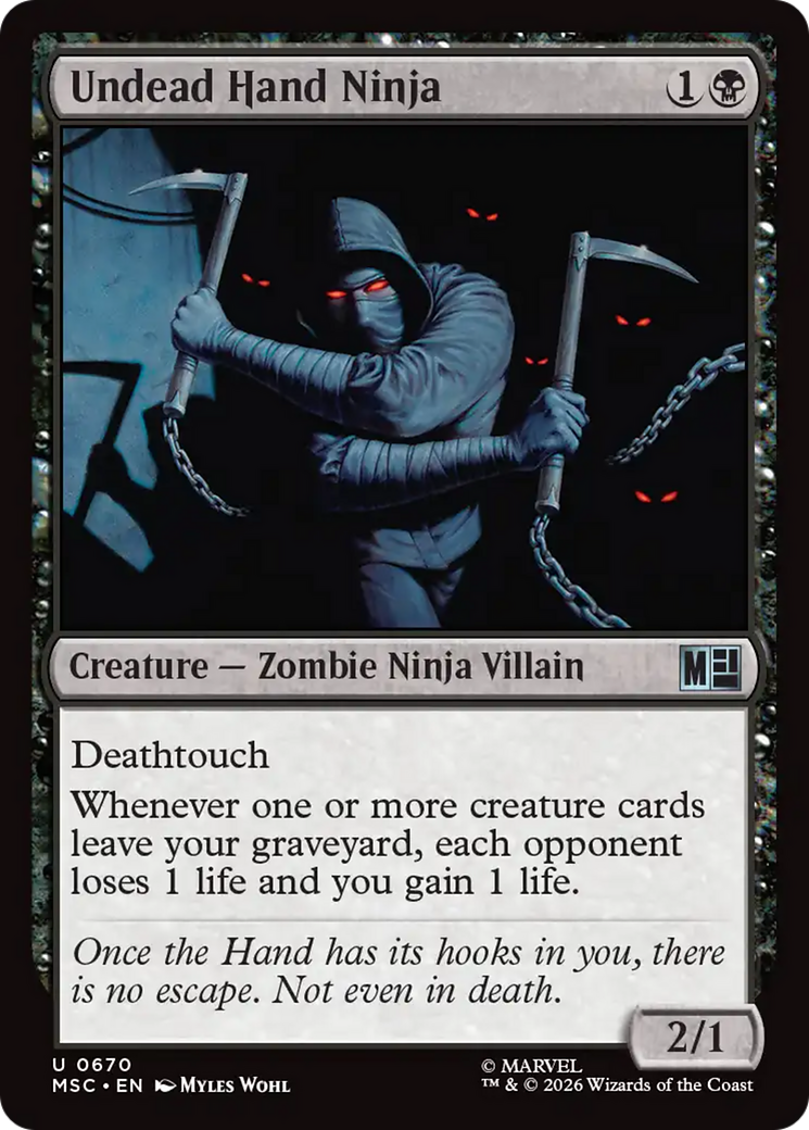 Undead Hand Ninja [Marvel Super Heroes Commander] | Gate City Games LLC