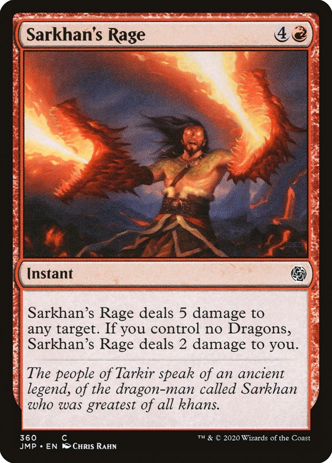 Sarkhan's Rage [Jumpstart] | Gate City Games LLC