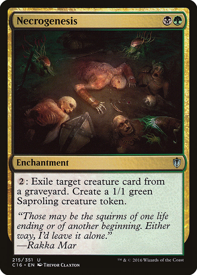 Necrogenesis [Commander 2016] | Gate City Games LLC