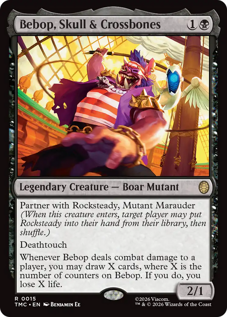Bebop, Skull & Crossbones [Teenage Mutant Ninja Turtles Commander] | Gate City Games LLC