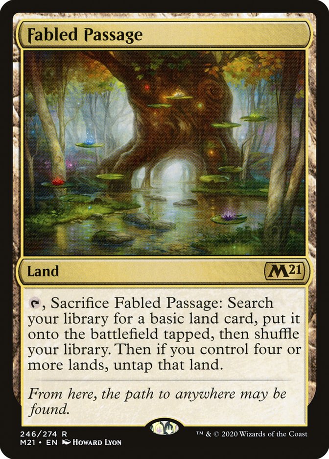 Fabled Passage [Core Set 2021] | Gate City Games LLC