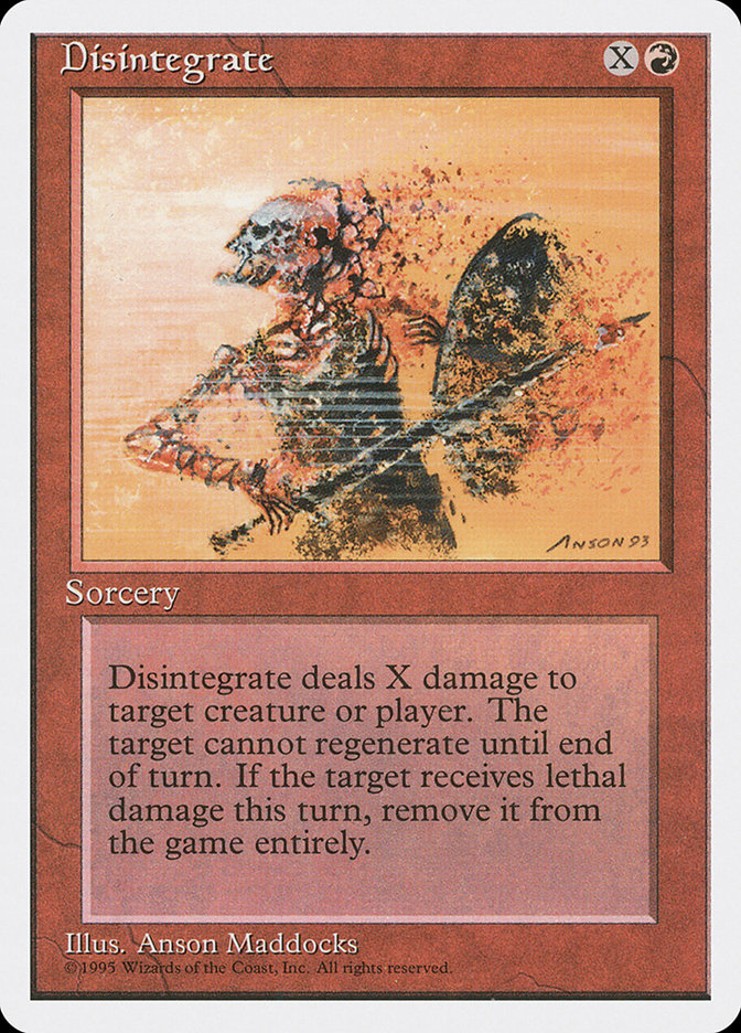 Disintegrate [Fourth Edition] | Gate City Games LLC