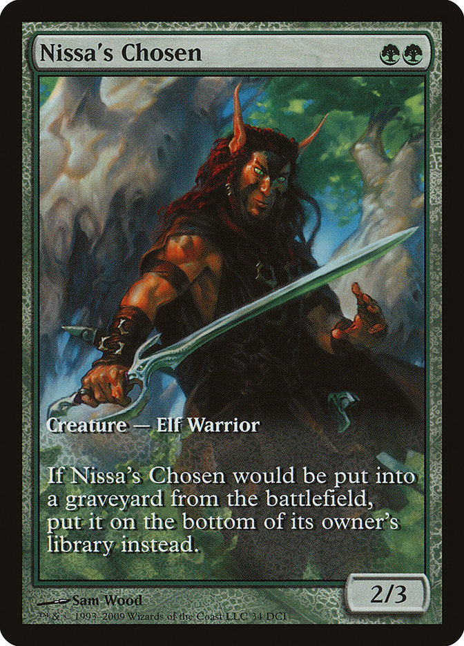 Nissa's Chosen (Game Day) (Extended Art) [Zendikar Promos] | Gate City Games LLC